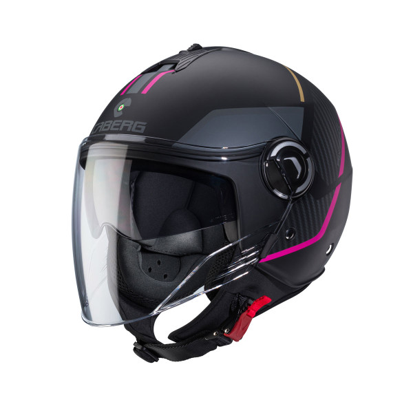 CABERG Caberg Riviera V4X Geo Matte Black/Fuchsia/Anth Helmet
